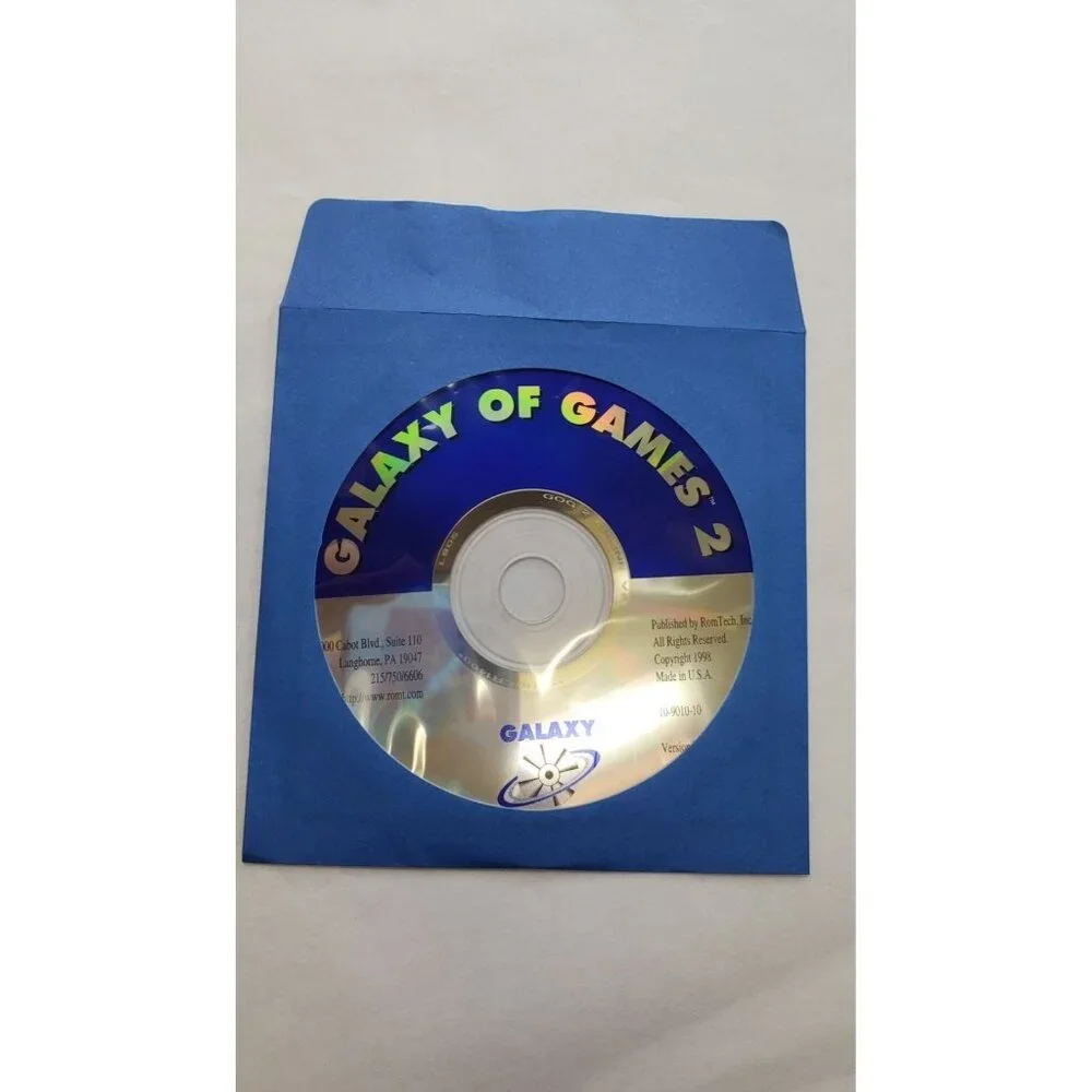 Galaxy Of Games 2 - PC Game CD-ROM 1998 - DISC ONLY!